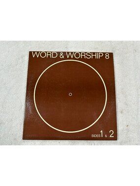 Word & Worship 8 Benziger Bros Sides 1 & 2 1967 Vinyl 33RPM Religious Hymns Good